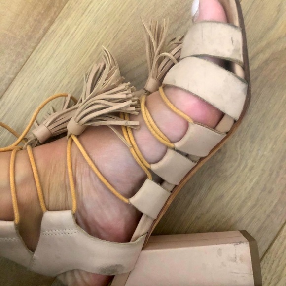 Loeffler Randall nudes sandals size 6 - Picture 8 of 9